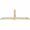 Ekena Millwork Eugene Rough Sawn Timber Gable Bracket, Douglas Fir, 60"W x 27"H x 2"D x 4"F, 11/12 Pitch GBW060X27X0204EUG00RDF - alternate 2